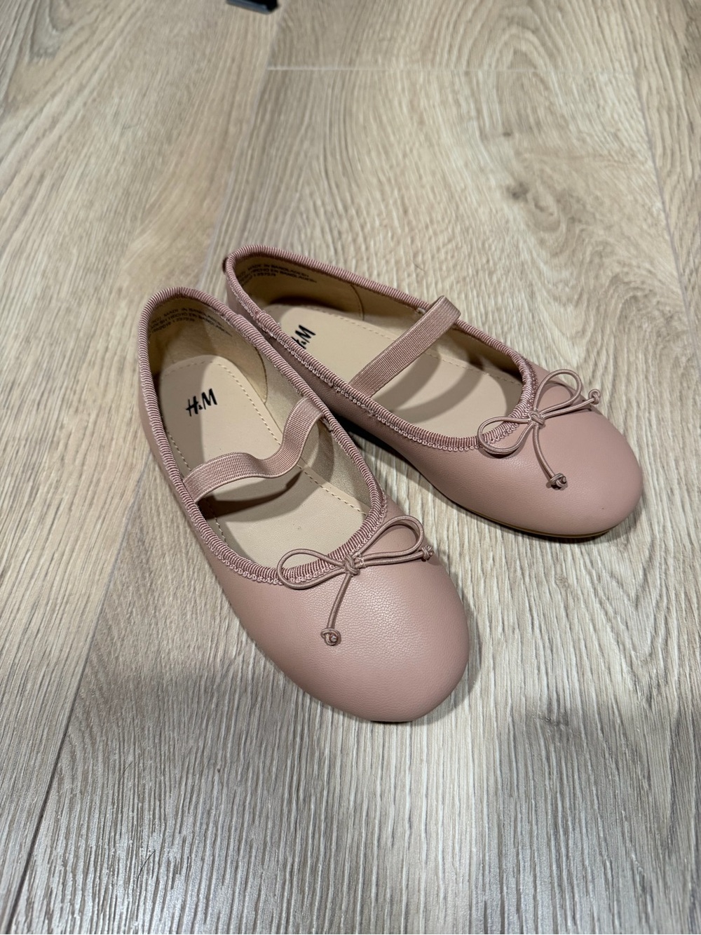 H&M Girls' Nude Ballet Flats with Bow